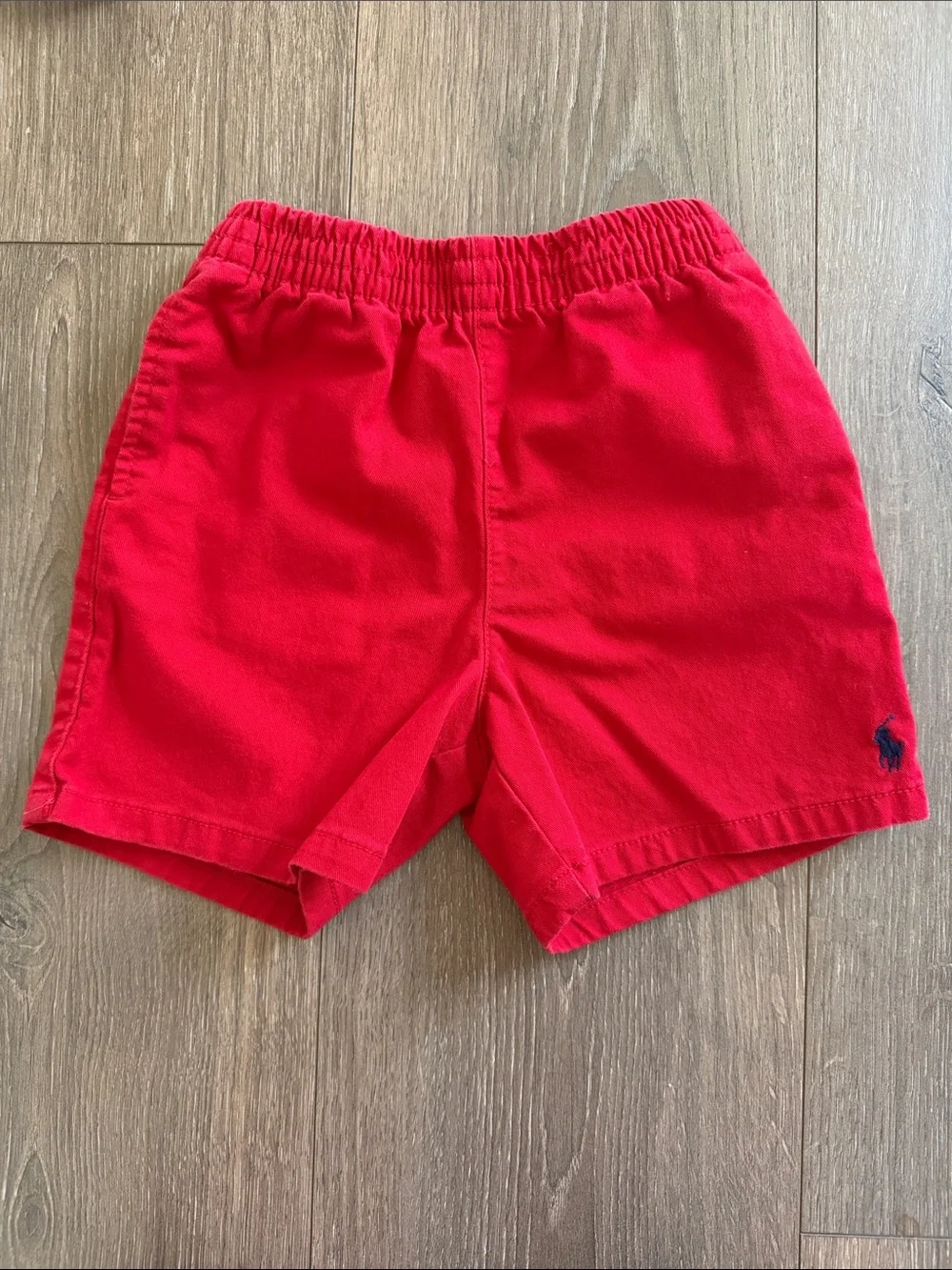 Ralph Lauren Bright Red Elastic Waist Shorts